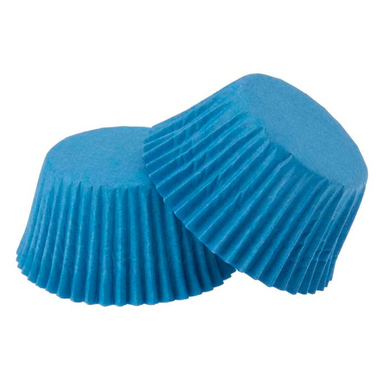 Paper Cupcake Case Blue - 20pk