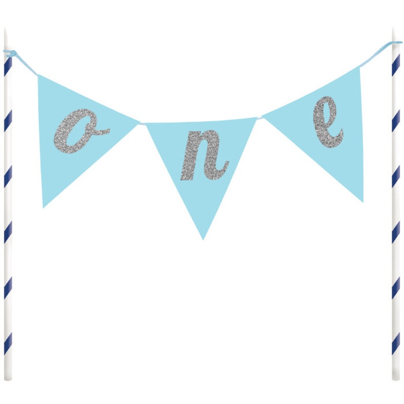 1st Birthday Boy Cake Banner