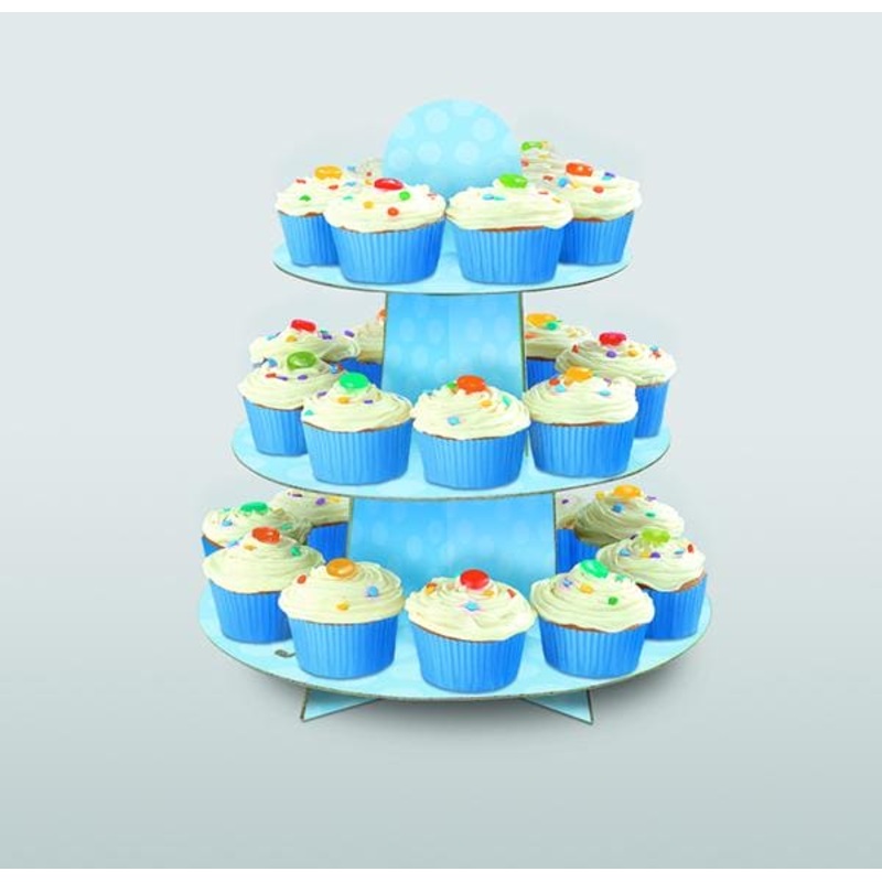 Blue Cupcake Stand