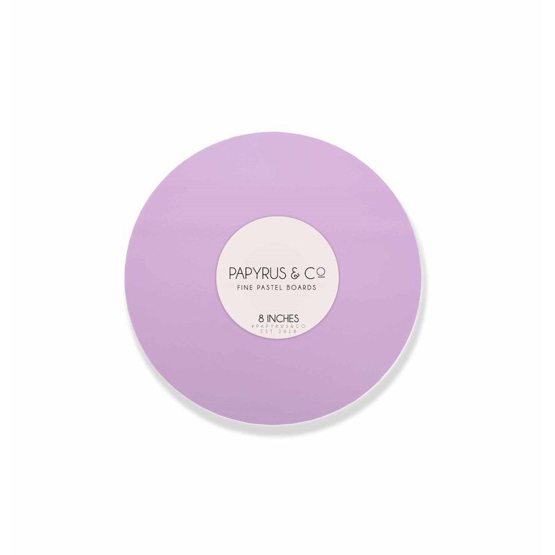 Cake Board Round Pastel Lilac 8 Inch