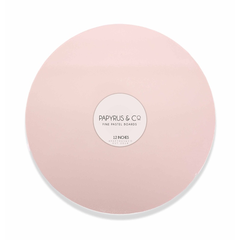 Cake Board Round Pastel Pink 12 Inch