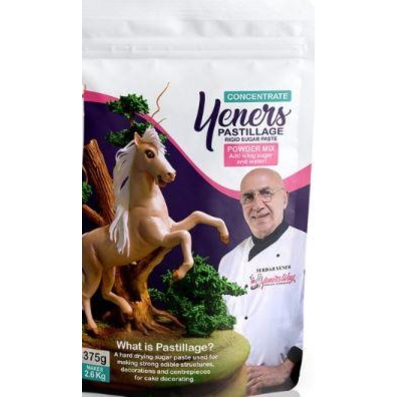 Cake Decorating Yeners Pastillage Rigid Sugar Paste Concentrate Mix 375g