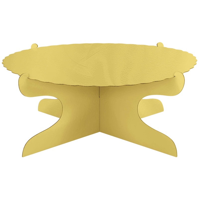 Cake Stands - Foil Paper Board Gold