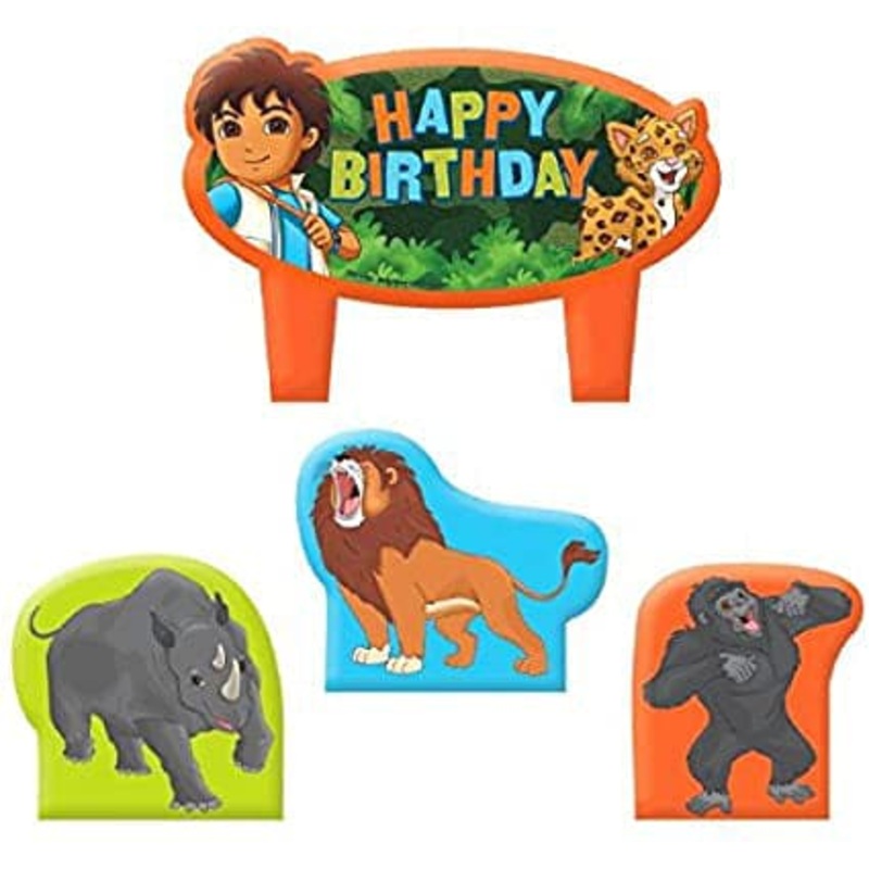 Diego's Biggest Rescue Mini Molded Cake Candles