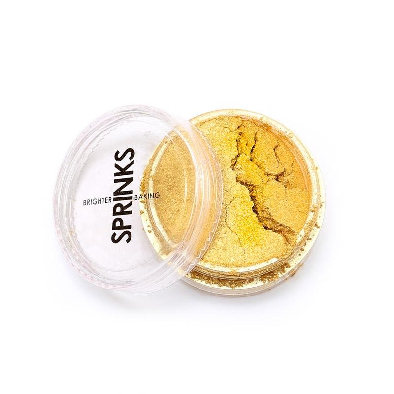 Edible Lustre Bright Gold Dust 10ml Cake/Cookie Deocrating