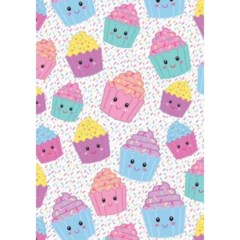 Gift Wrapping Paper Cute Cupcake