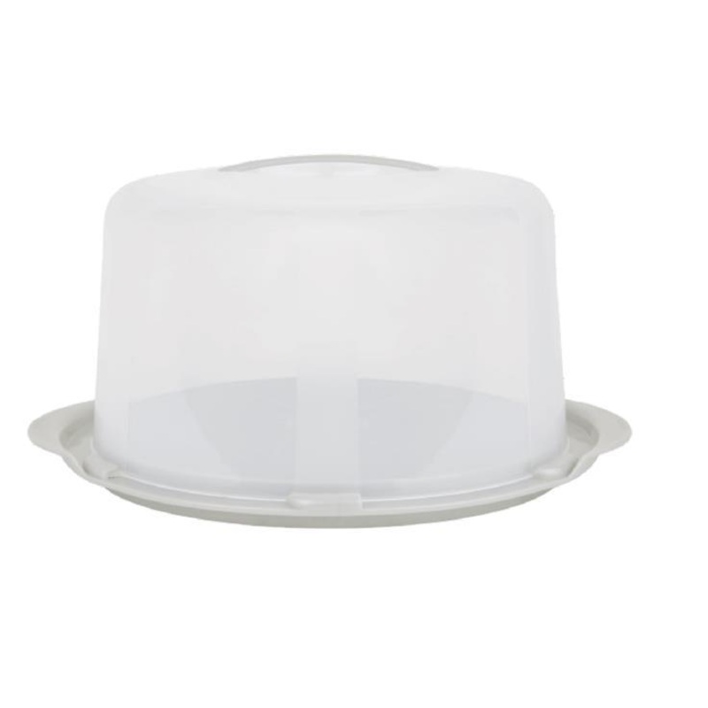 Round Cake Deep Carrier Caddy Storage Container 30x30x15cm