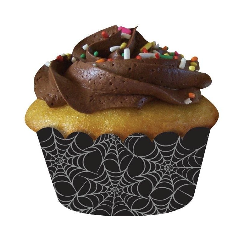 Spiderweb Cupcake Wrappers 12 ct