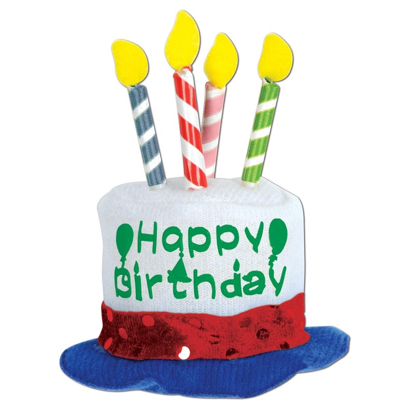 12 Pack Beistle Happy Birthday Party Cake Hair Clip