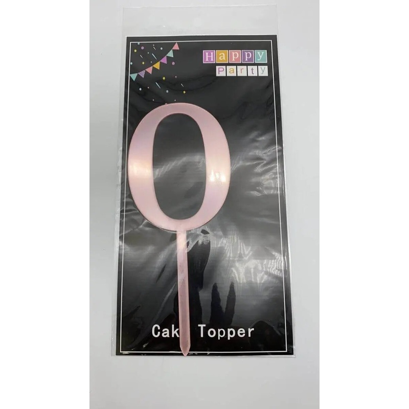 Cake Topper Rose Gold #0