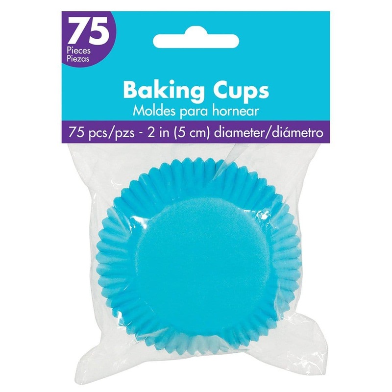 Cupcake Cases 75/pkg - Caribbean Blue