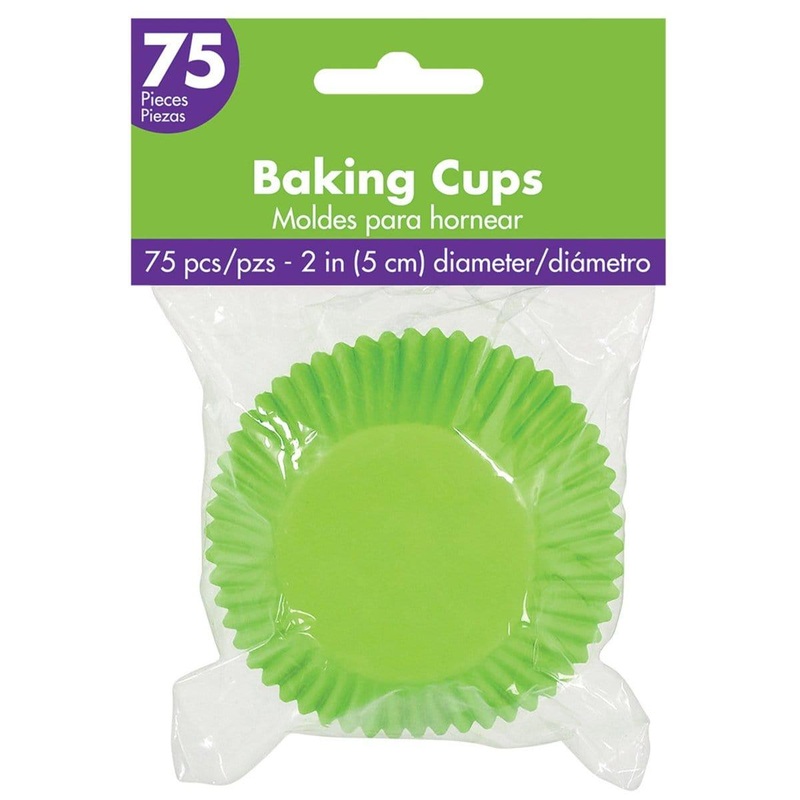 Cupcake Cases 75/pkg - Kiwi