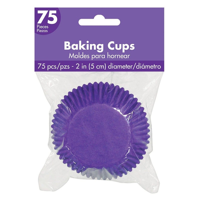 Cupcake Cases 75/pkg - Purple