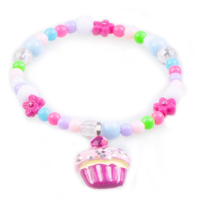 Cupcake Crunch Bracelets for Kids, 2 Count