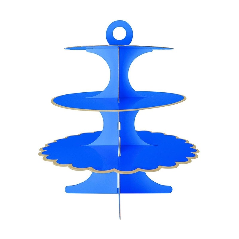 Cupcake Stand 3 Tiers, Royal Blue