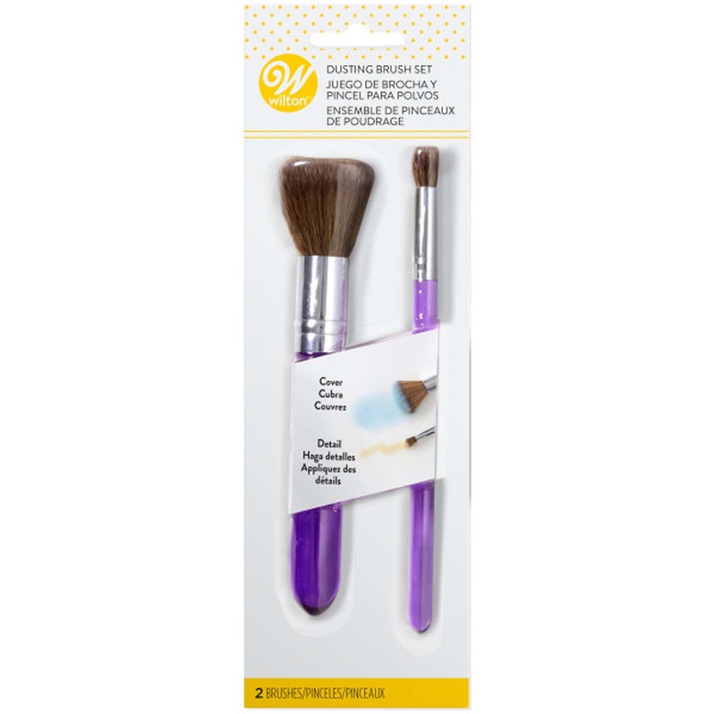 Dusting Cake Decorating Brush Set, 2 Count