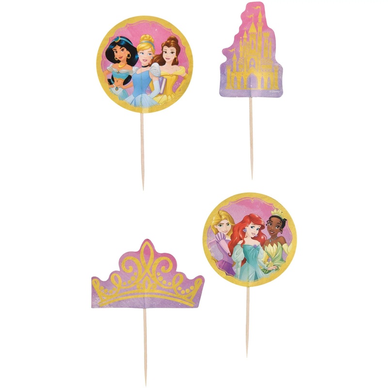 Once Upon A Time Birthday Cupcake Picks, 24 Count