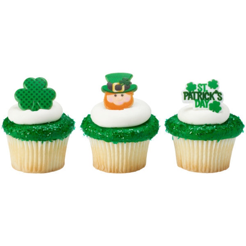 St. Patrick's Day Cupcake Rings 12ct