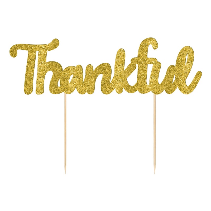Thankful Cake Topper