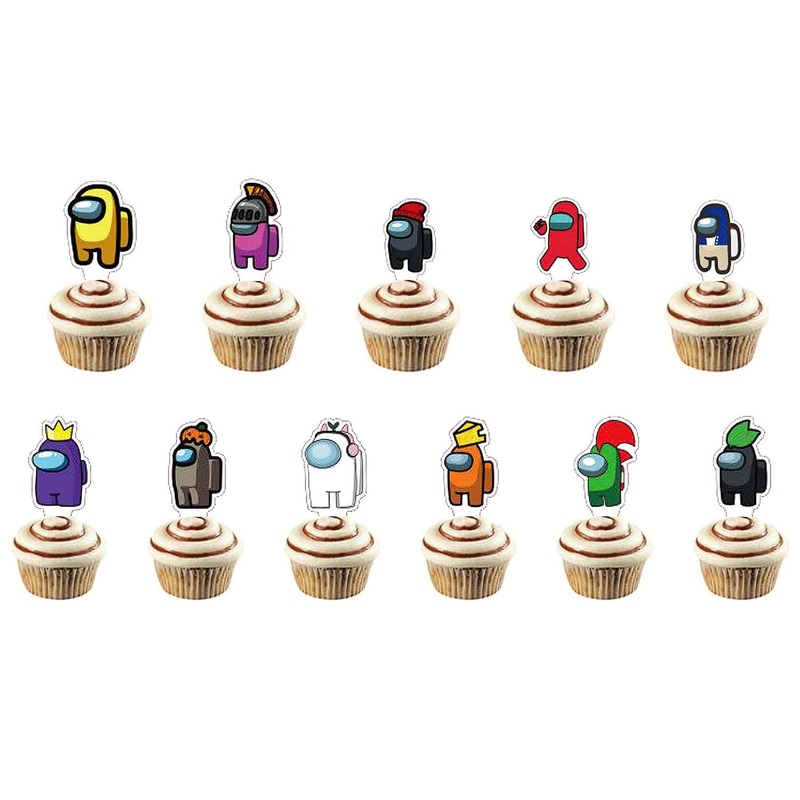 Among Us Cupcake Toppers, 12Count