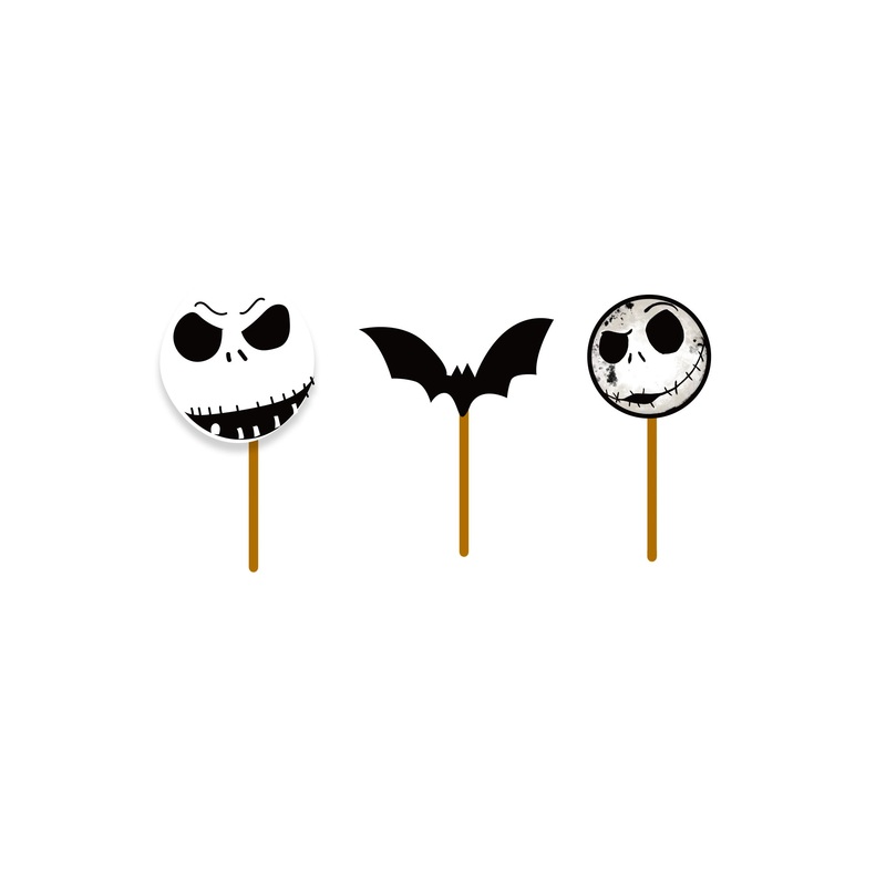 Nightmare Before Christmas Cupcake Toppers, 12 Count