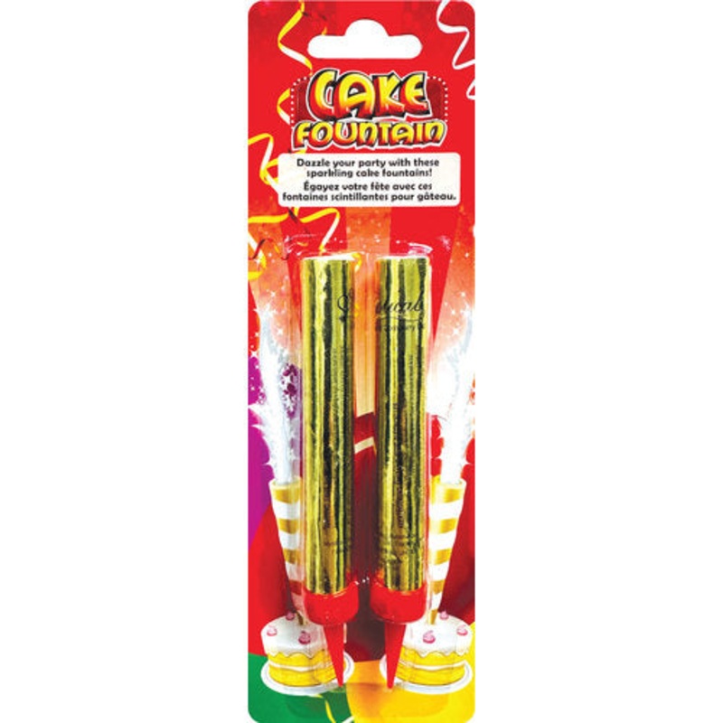 Sparkler Cake Fountains, 30 Seconds, 2 Count
