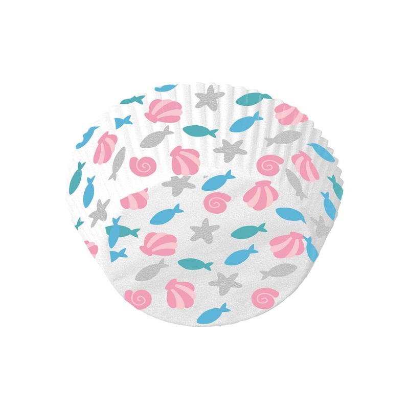 Be A Mermaid Cupcake Cases 48pcs