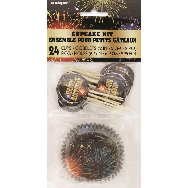 Birthday Burst Cupcake Kit For 24