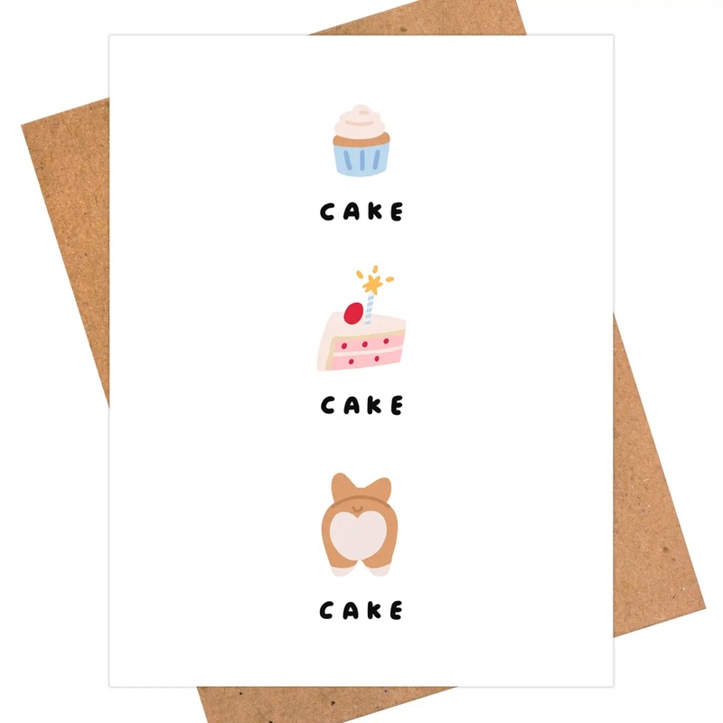 Cake Cake Cake Birthday Card