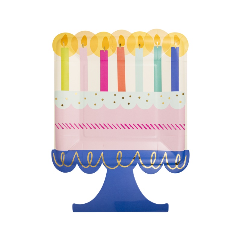 Cake Shaped Paper Plate