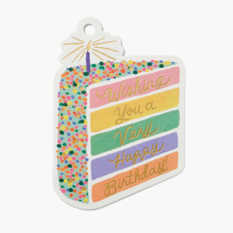 Cake Slice Gift Tags