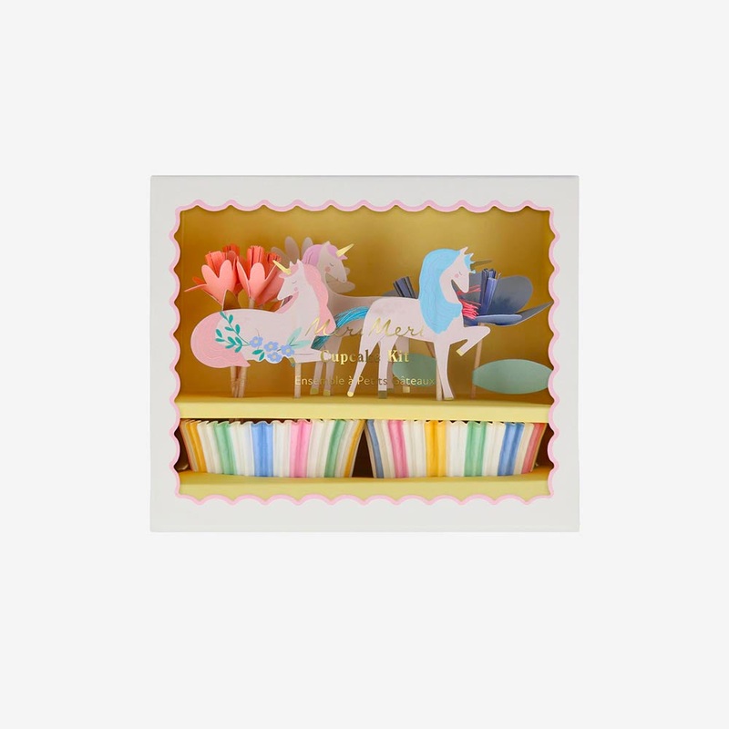 Kit  cupcakes licorne potique