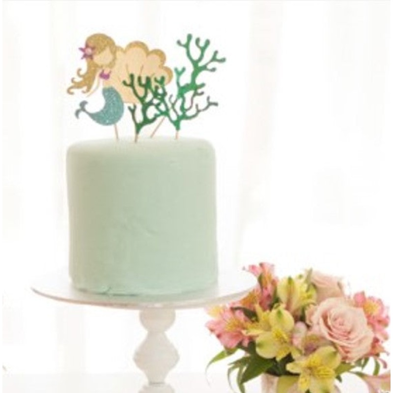 Mermaid Cake Toppers PK5