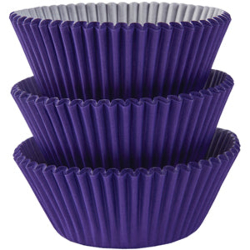 New Purple Cupcake Cases 50mm, 75pcs