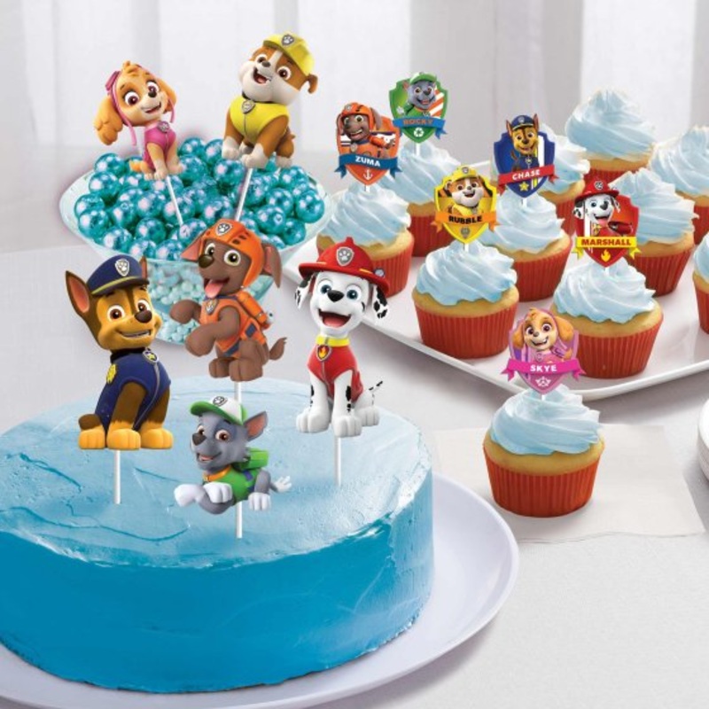 Paw Patrol Adventures Cake Topper Kit 12Pc