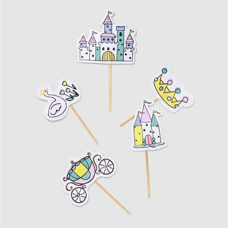 Fairytale Mini Cake Toppers x 10