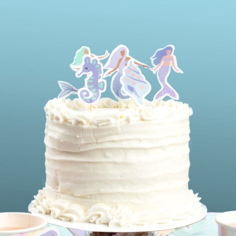 Magical Mermaid Cupcake Toppers x 10