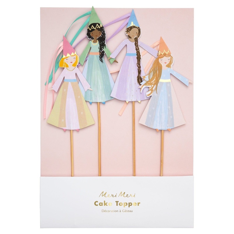Magical Princess Cake Toppers x 4