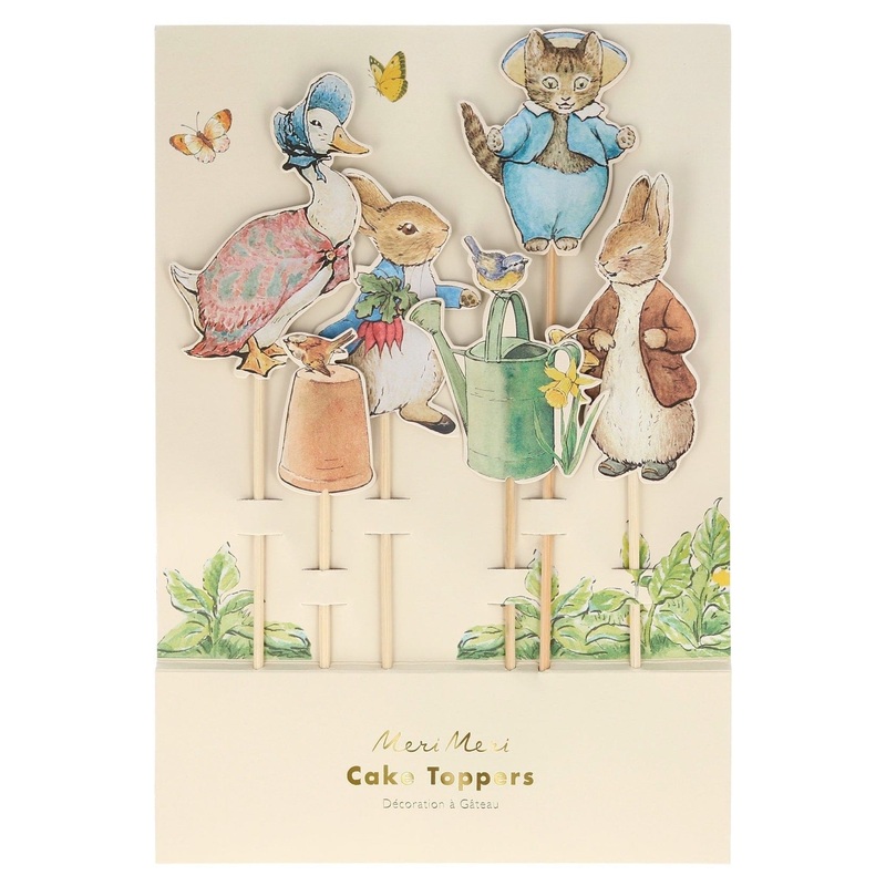 Peter Rabbit & Friends Cake Toppers x 6