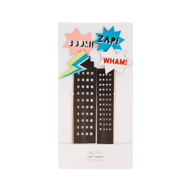 Superhero Cake Toppers (Set of 6)