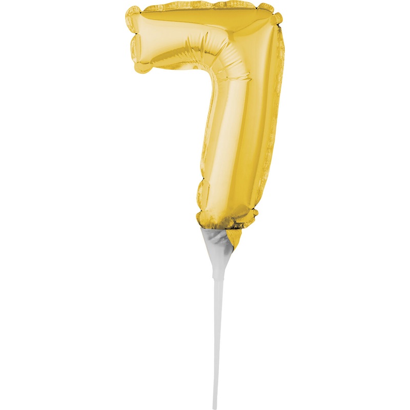 Cake Topper Number 7 6" Balloon