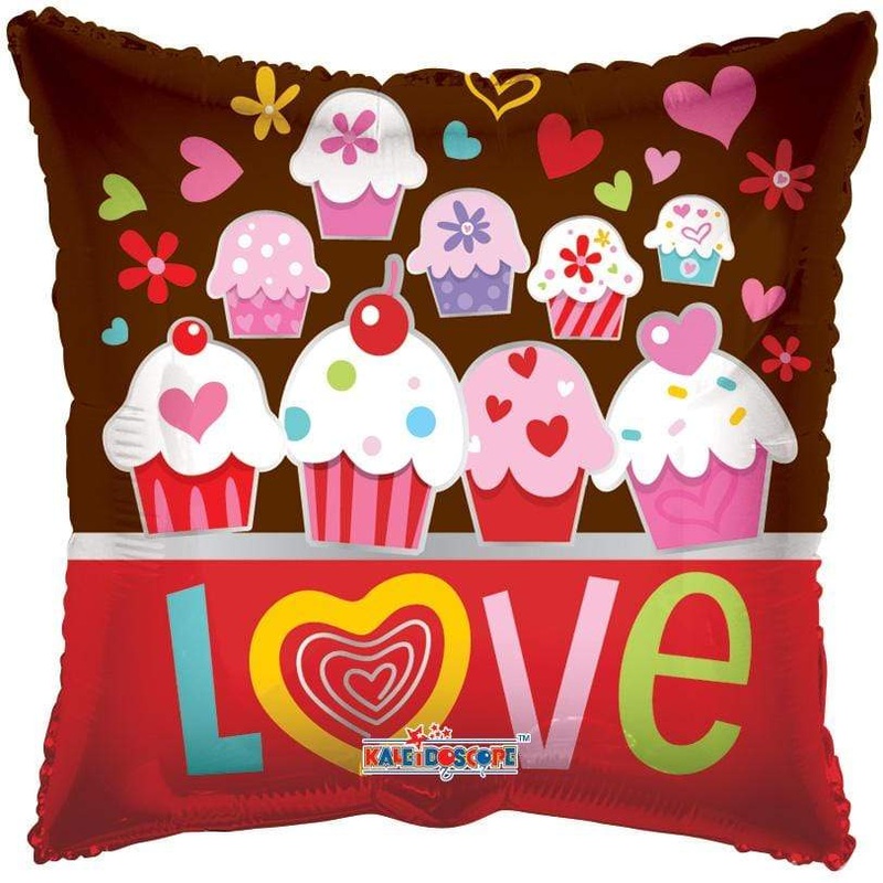 Cupcake Love 18 Balloon