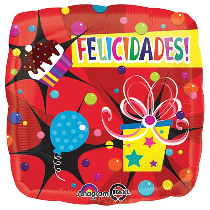 Felicidades Bubbles Cupcakes Gifts 18 Balloon