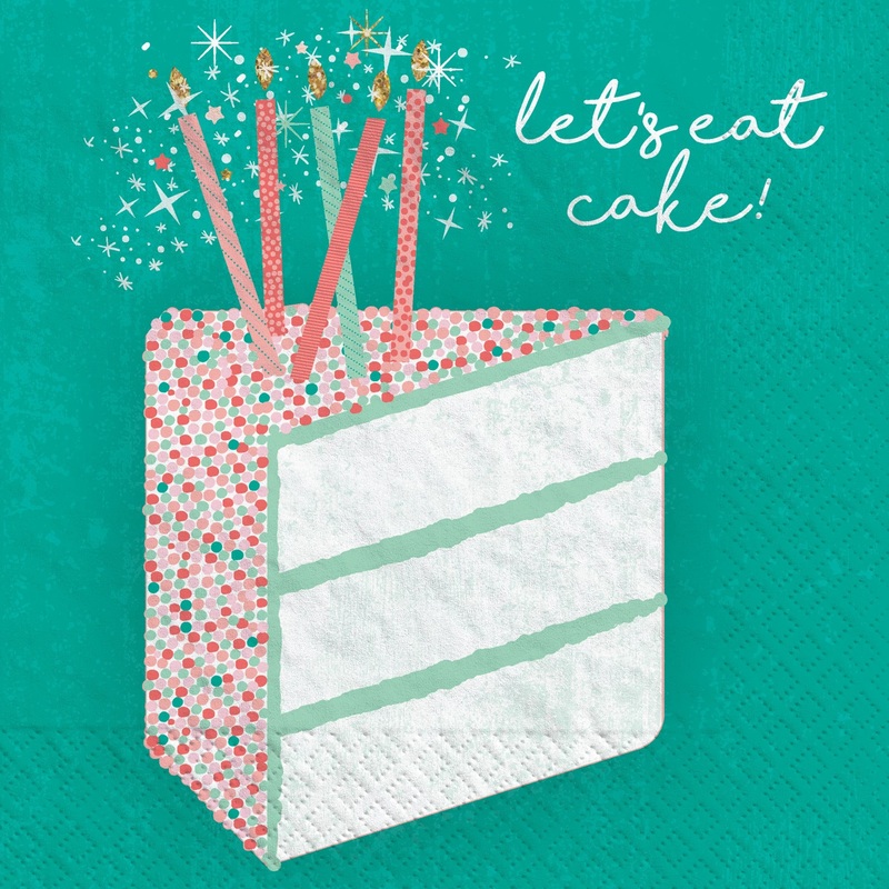 Happy Cake Day Beverage Napkins 5 (16 count)