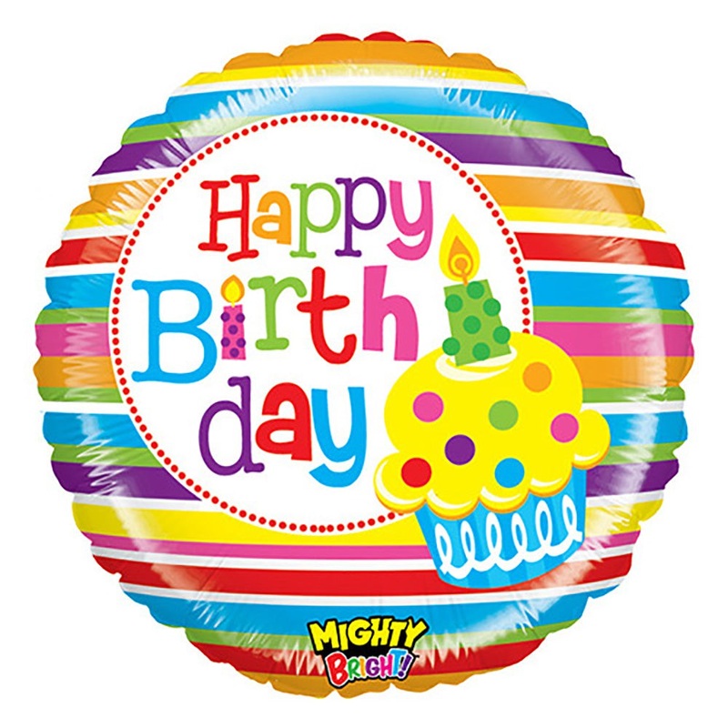 Mighty Cupcake Birthday 21 Balloon