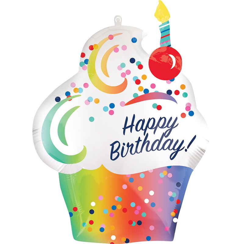 Satin Cupcake 27" Balloon