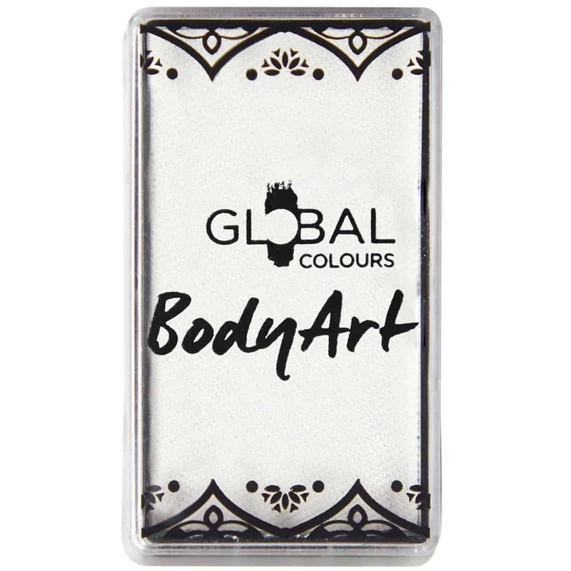 Water Activated White 20g Face and Body Cake Makeup