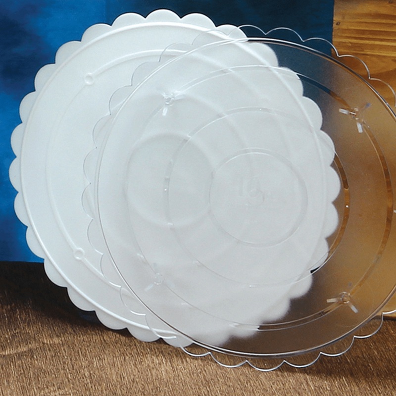 White Cake Plates 10 (6 count)