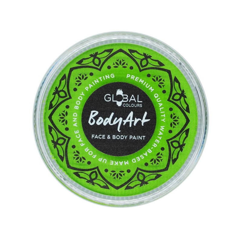 Global 32 Gram Lime Green Water Activated Cake Makeup