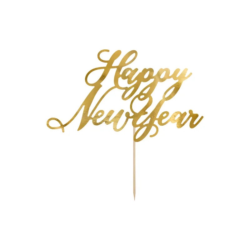 Happy New Year Cake Topper